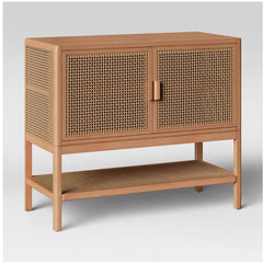 Minsmere 2 Door Cabinet - Natural Brown