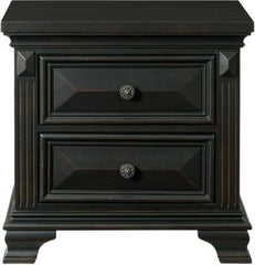 Alauna Nightstand in Antique Black