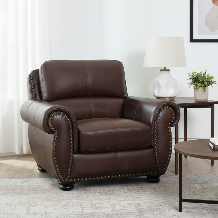 Austin Leather Armchair