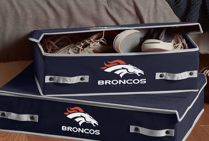 NFL Under Bed Storage Bin - Broncos