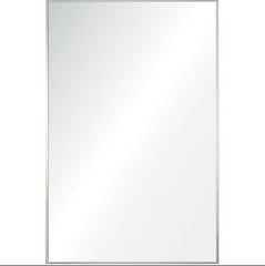 Crake 36 X 24 inch Stainless Steel Wall Mirror