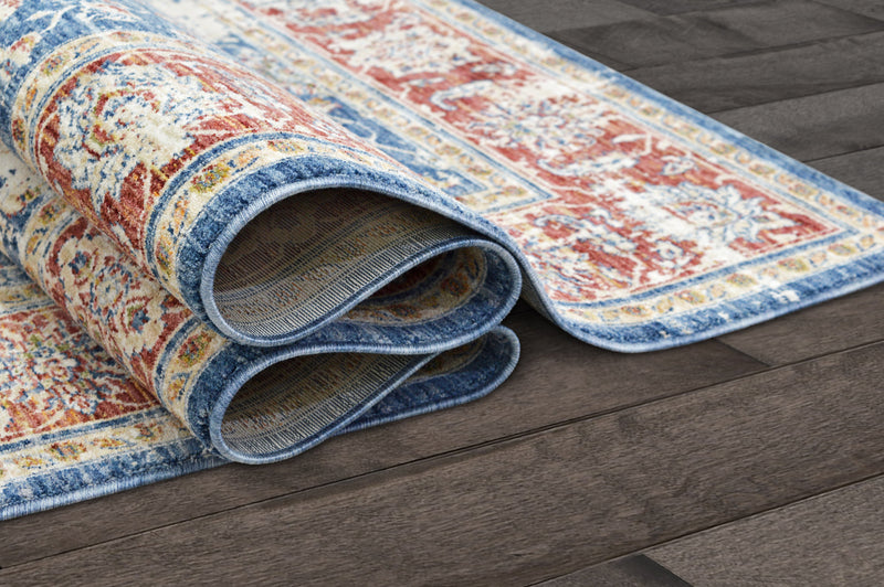 Renaissance 1071 Area Rug - 8' x 10' - Stonewashed Blue