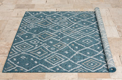 Coastal 663 Area Rug - Turquoise - 8' x 10'