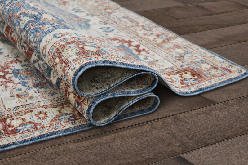 Renaissance 1078 Area Rug - 8' x 10' - Stonewashed Blue