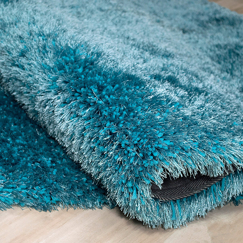 Afro Plain - Light Blue - 5' x 7'
