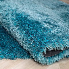 Afro Plain - Light Blue - 5' x 7'