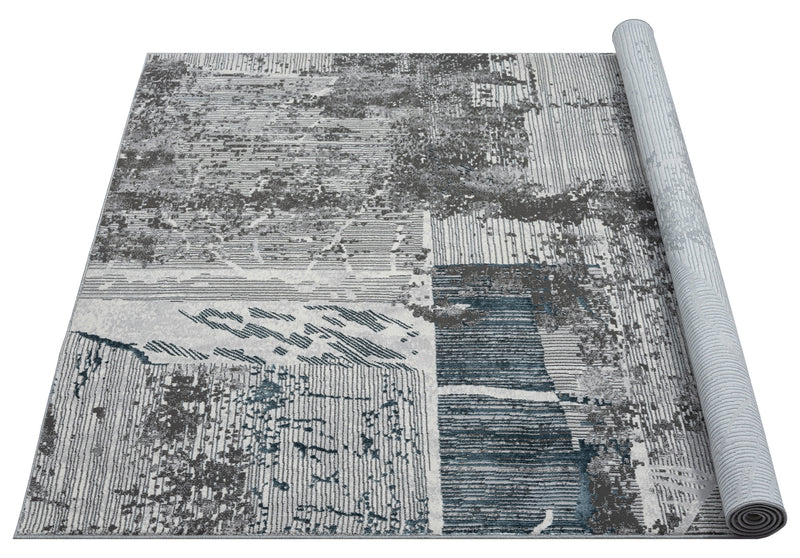 Boutique 453 Area Rug - 8' x 10' - Steel