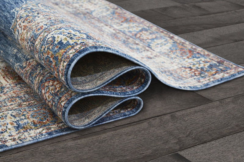 Renaissance 1074 Area Rug - 8' x 10' - Distressed Stonewash