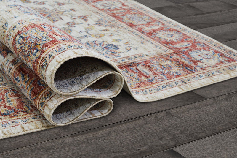 Renaissance 1071 Area Rug - 8' x 10' - Distressed Pearl