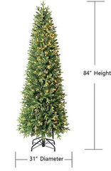 7-Ft Pre-Lit Dawson Pine Tree