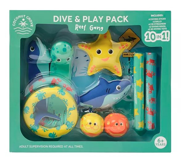 Dive & Play Pack - 10 pcs