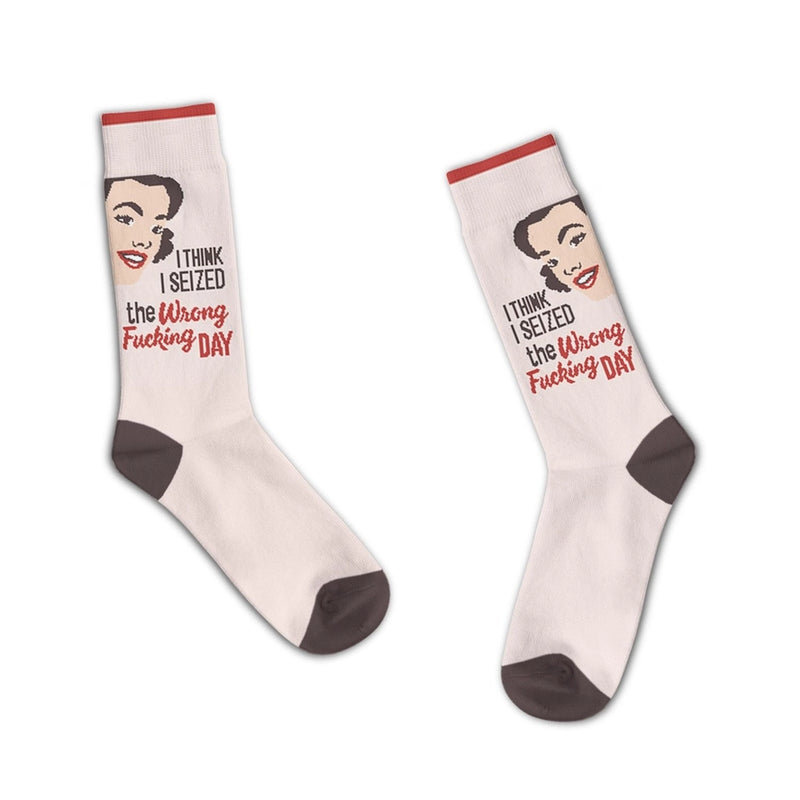 I Seized the Wrong Fucking Day Socks