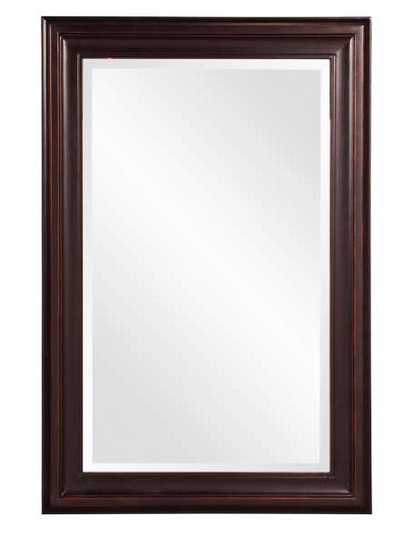 Howard Elliott George 24" x 36" Oil-Rubbed Bronze Wall Mirror