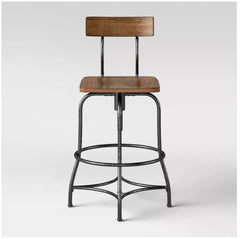 Woodsboro Adjustable Barstool - Brown