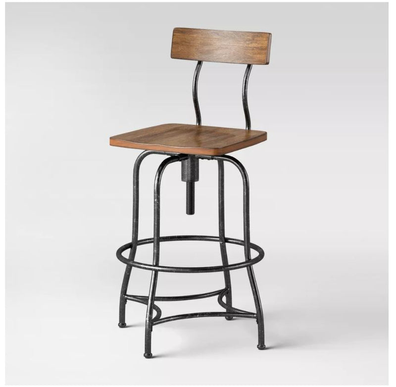 30.5" Ogden Barstool, Beige - Set of 2