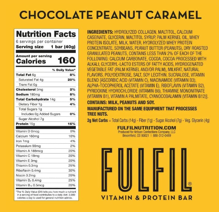 FULFIL Protein Snack Bars - 12 Bar Multipack