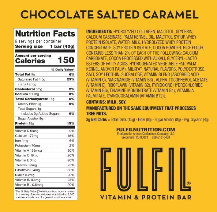 FULFIL Protein Snack Bars - 12 Bar Multipack