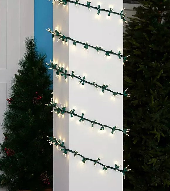 300-Count Warm White LED Garland Lights