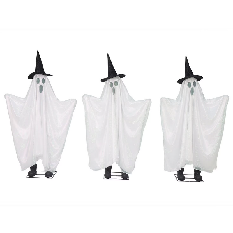 Pre-Lit Animated Ghosts, Set of 3