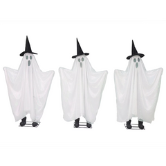 Pre-Lit Animated Ghosts, Set of 3