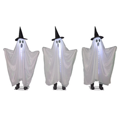 Pre-Lit Animated Ghosts, Set of 3