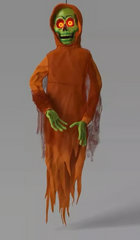 5'5ft Pumpkin Rocker Billy
