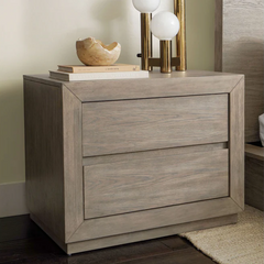 Goodwin Nightstand- gray 2 drawer