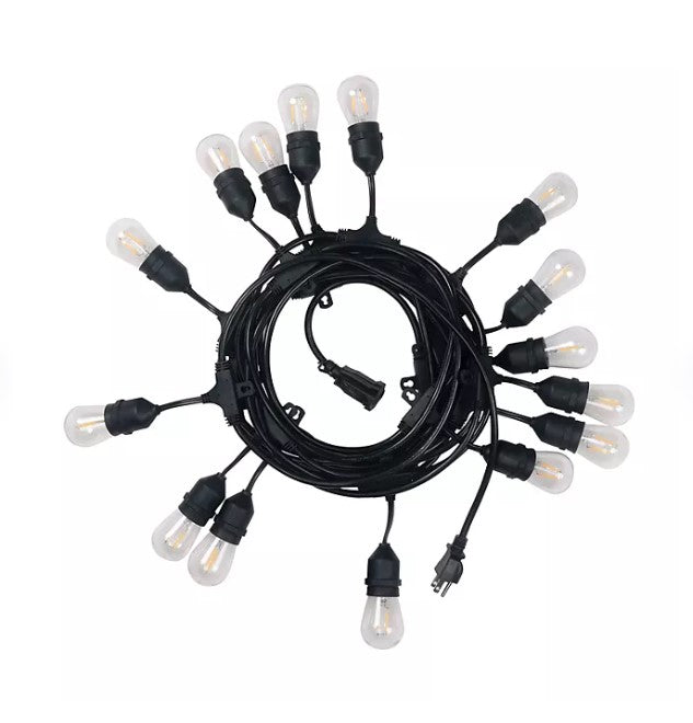 Honeywell 48' LED Dual Filament Vintage String Lights