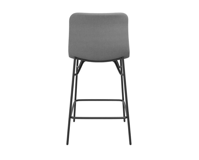Turnbull Counter Height Barstools, Light Gray - Set of 2