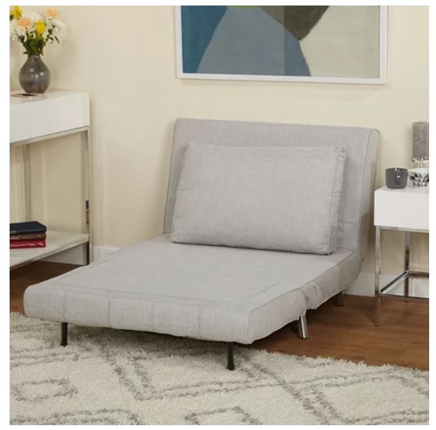 Victor Futon, Gray Wichita Home Outlet