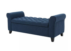 Keiko Storage Bench - Dark Blue