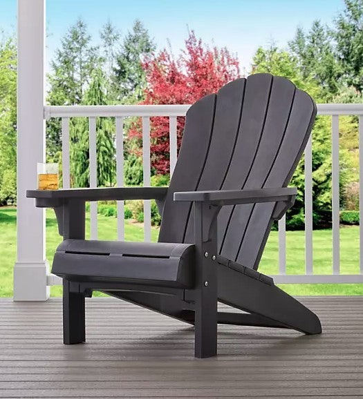 Keter Everest Adirondack Chair with Integrated Cupholder