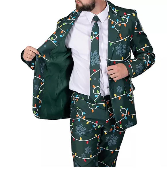 Life of The Party 3 Piece Suit - Green