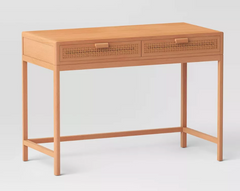 Minsmere Writing Desk with Drawers Brown