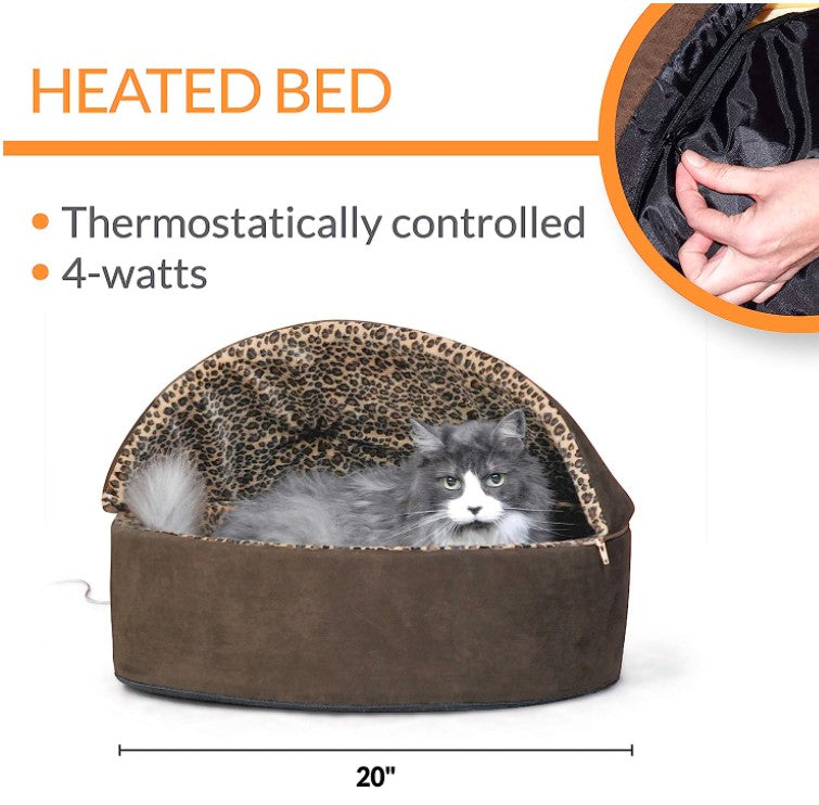 Deluxe Indoor Heated Cat Bed Wichita Home Outlet