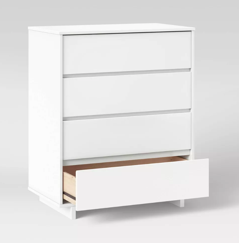 Modern 4 Drawer Dresser