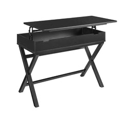 Peggy Lift Top Stand Up Desk - Black