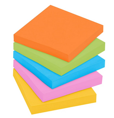 Post-it Super Sticky Notes, 3 in. x 3 in., Energy Boost Collection, 14 Pads/Pack
