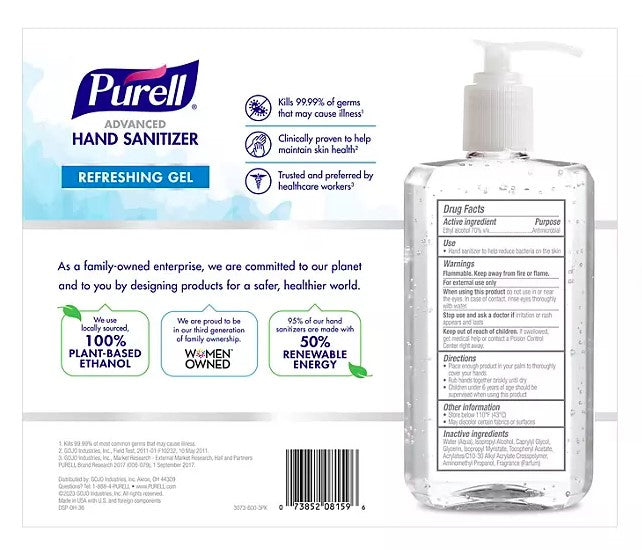 Purell Advanced Hand Sanitizer (10 fl. oz., 3 pk.)