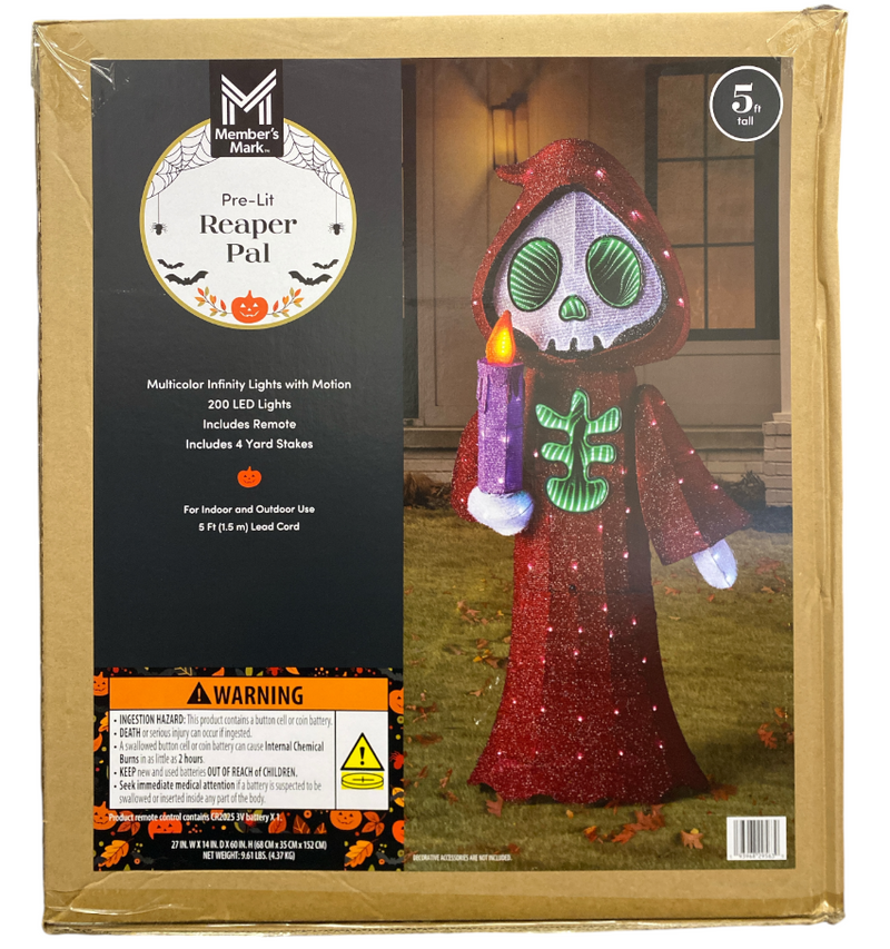 5'5ft Pumpkin Rocker Billy
