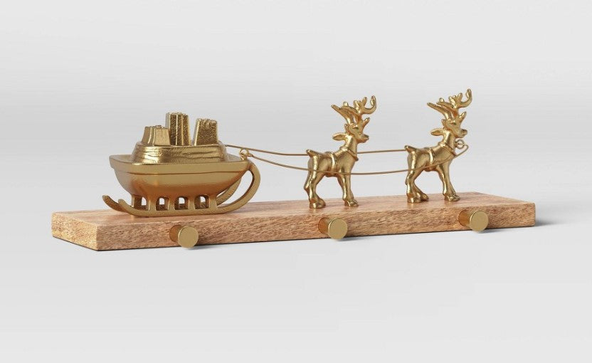 Sleigh Reindeer Stocking Holder Wichita Home Outlet
