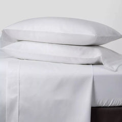 500 Thread Count Cotton Blend 4pc Sheet Set - Queen - White