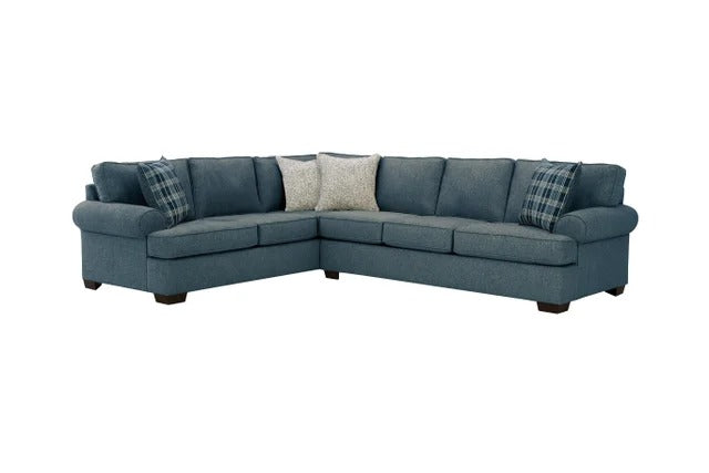 Becker 2pc Sectional - Navy