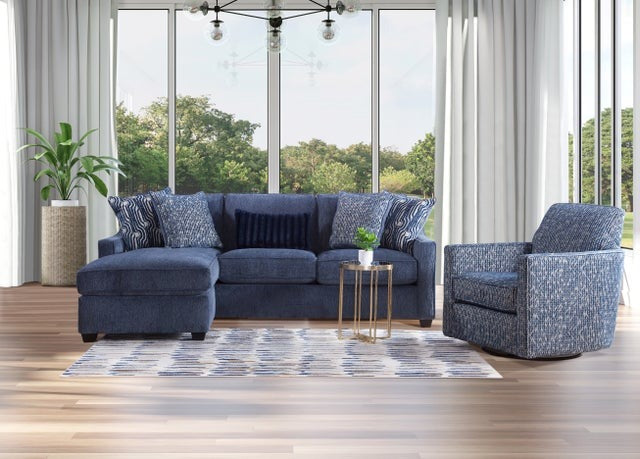 Bowmore Sofa Chaise - Navy