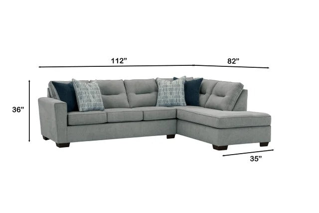 Bono Sectional - Slate