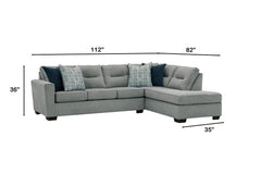Bono Sectional - Slate