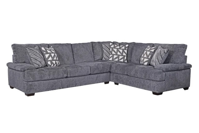 Vega Sectional - Charcoal