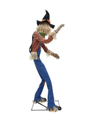 8' Animated Towering Scarecrow