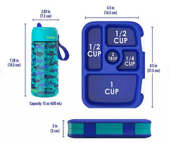 Bentgo Kids Prints Lunch Box & Water Bottle Set - 4 Styles