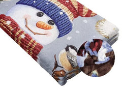 Snowman Fleece Blanket - 50